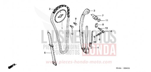 CHAINE A CAMES XR100R3 de 2003